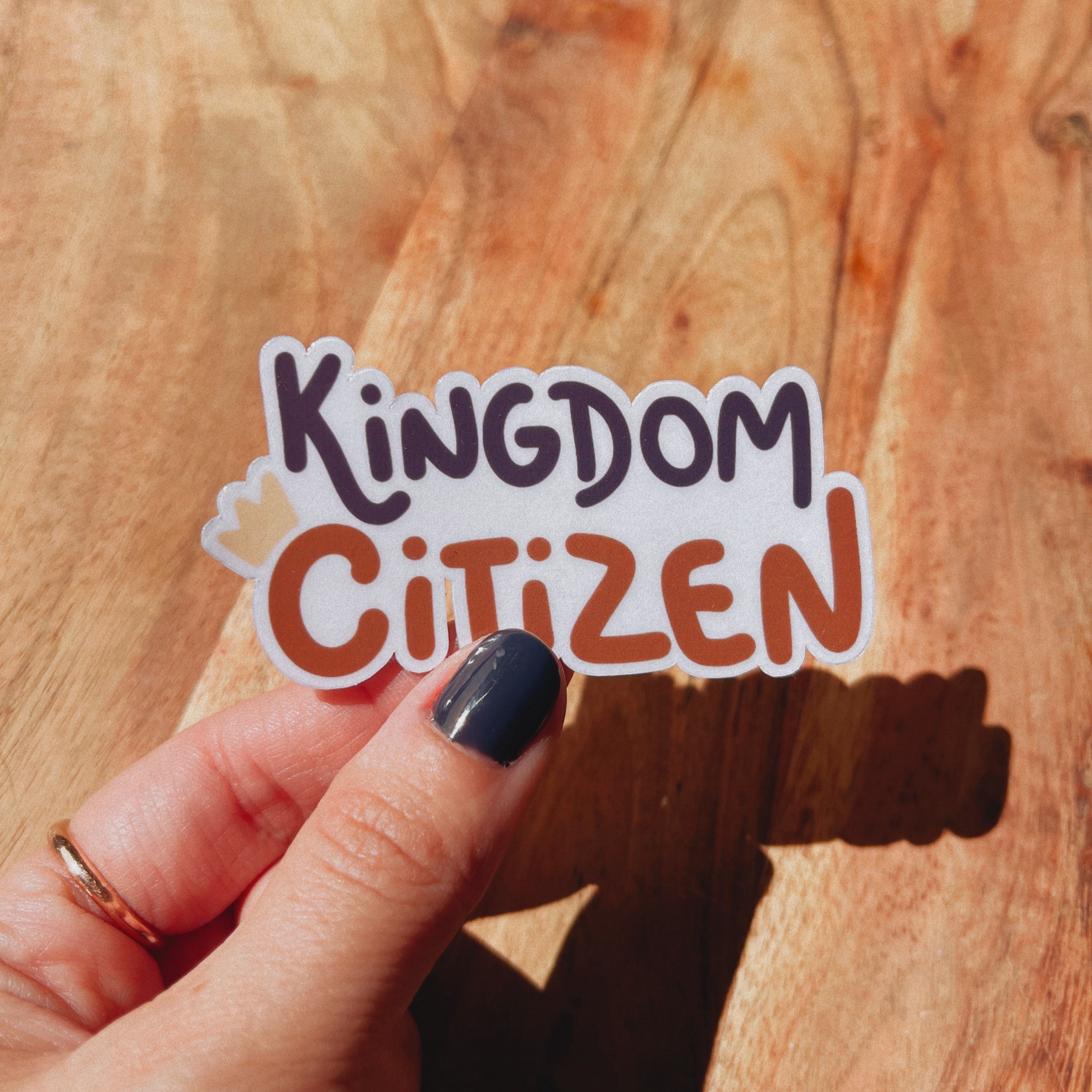 KINGDOM CITIZEN VINYL STICKER image 0