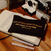 Bible Study Pencil Case: Psalm 119:105 (Black) image 0