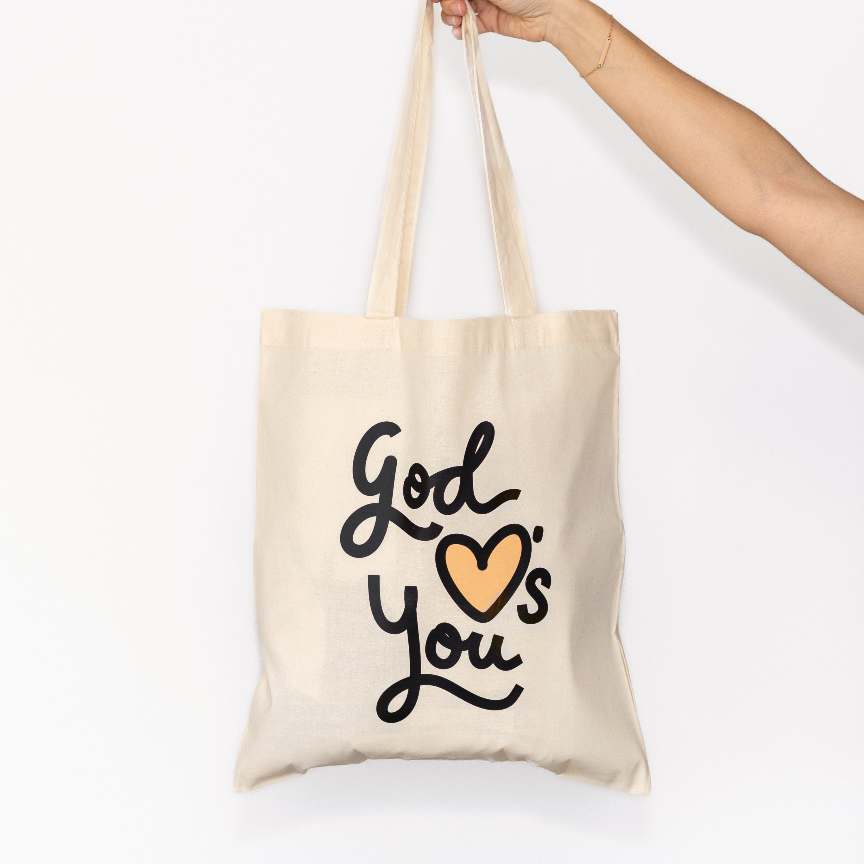 God Loves You Tote Bag image 0