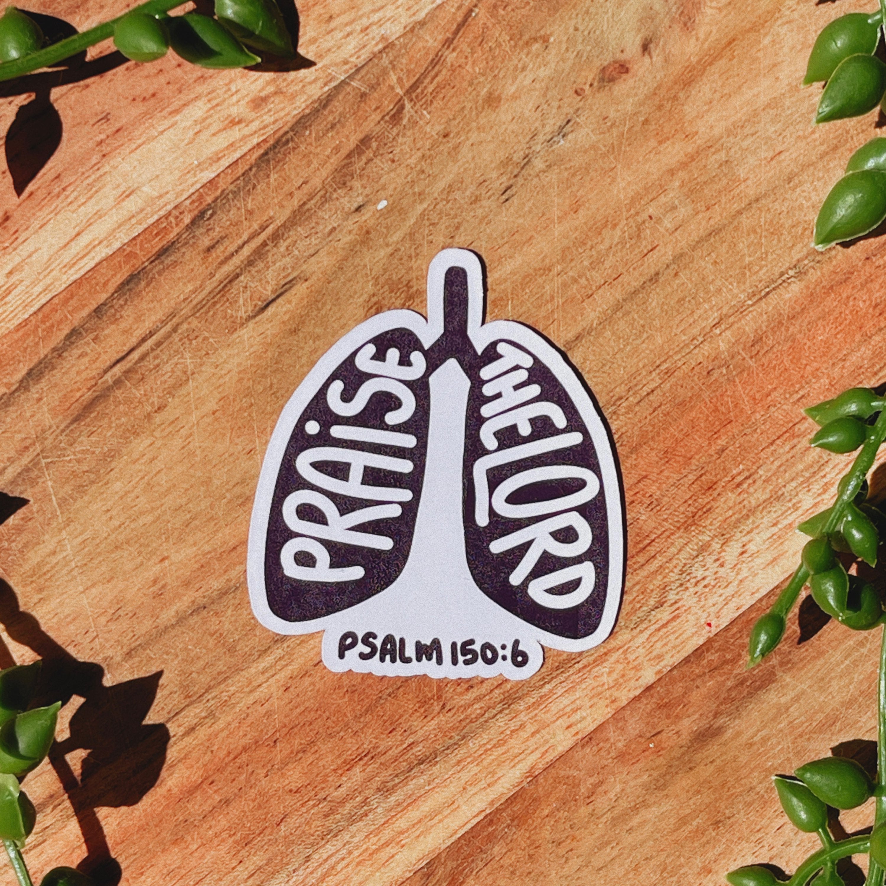 PSALM 150:6 VINYL STICKER image 0