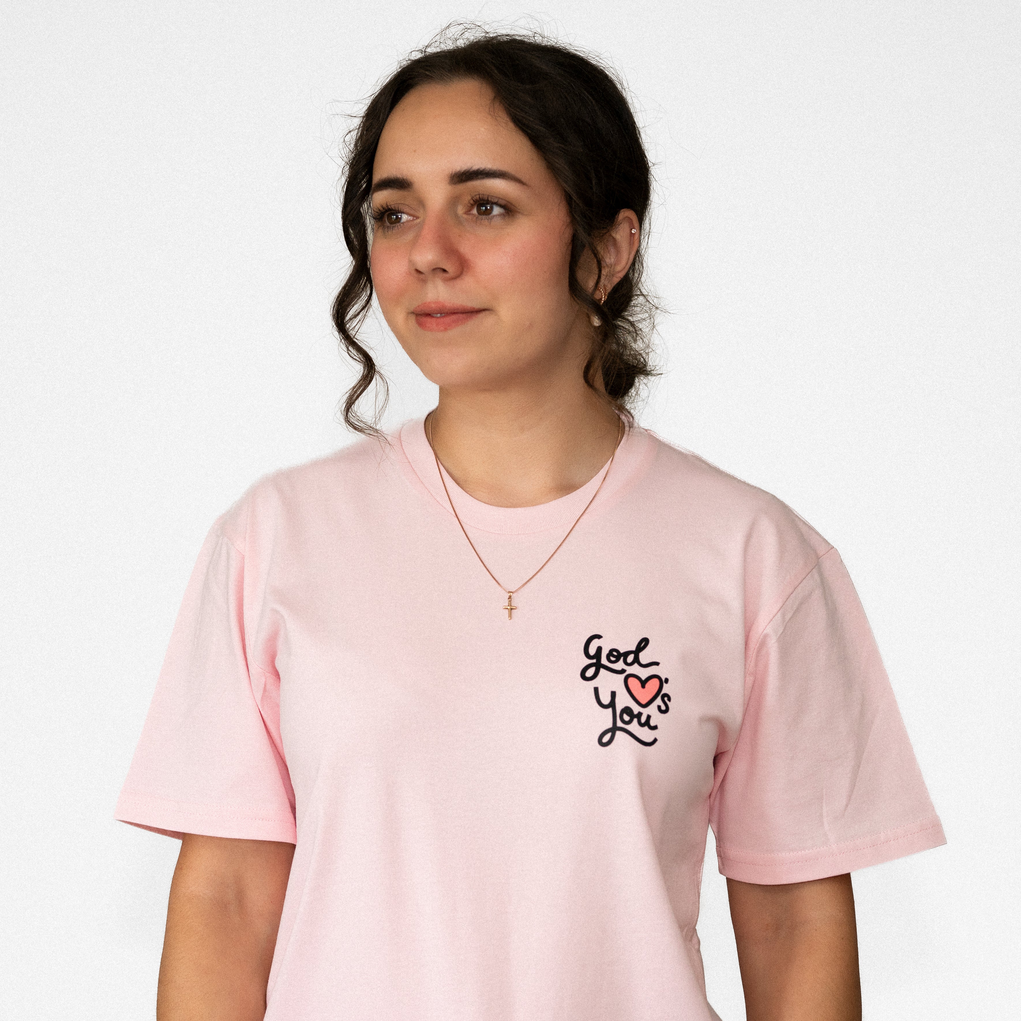 God Loves You Tee - Limited Edition Pink