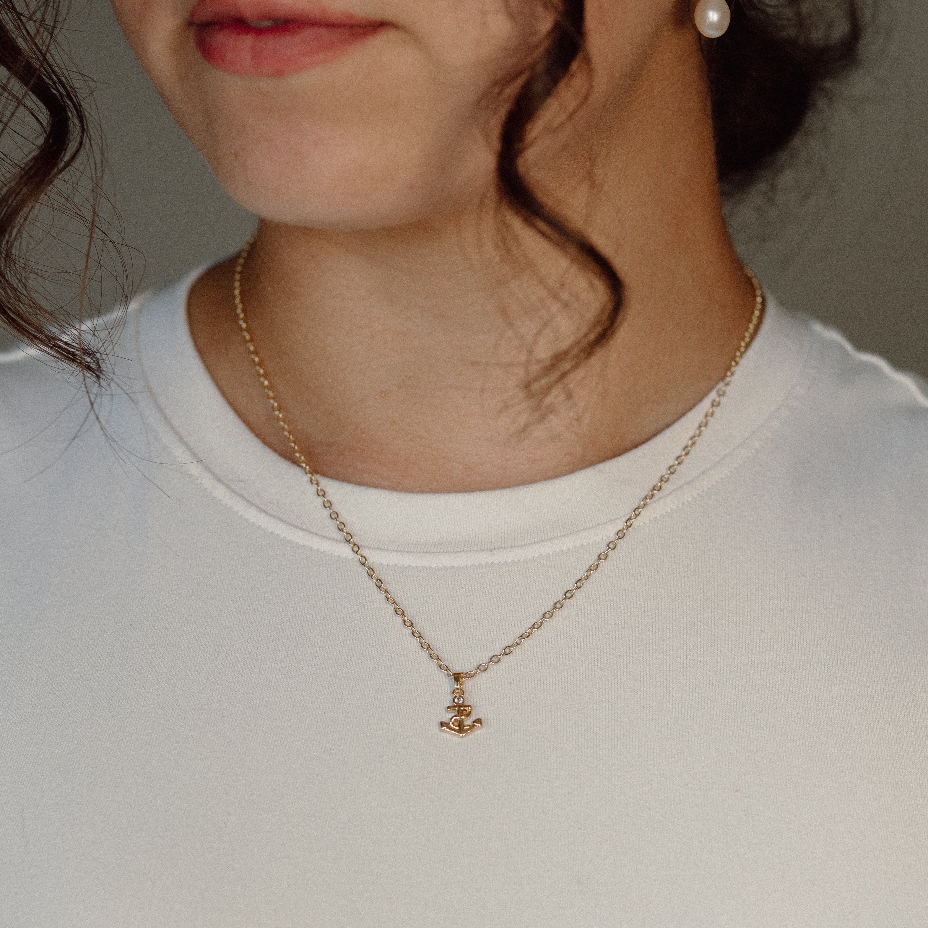 The Anchor - Gold Plated Necklace