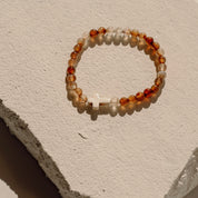 Brown Onyx Cross Bracelet image 0