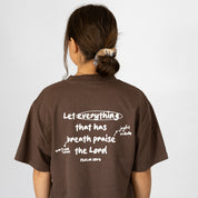 Psalm 150:6 Tee - Faded Brown image 1